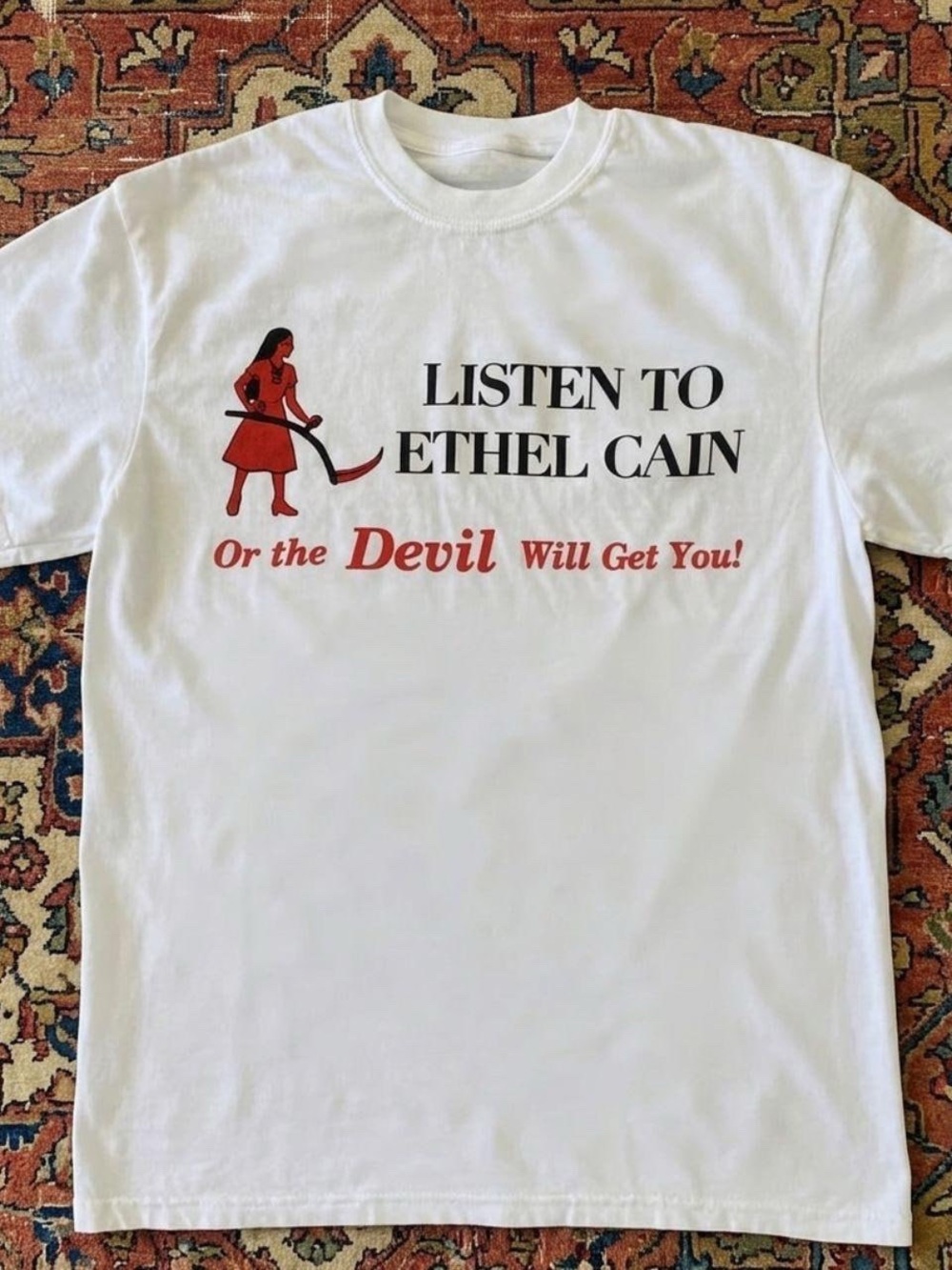 Listen to Ethel Cain white band shirt unisex